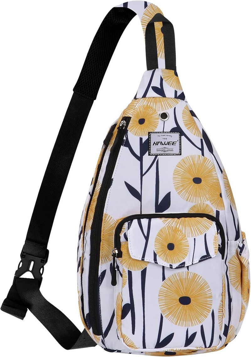 HAWEE Backpack Sling for Women Anti-Water Crossbody Bag Inclined Adjustable Pack | Casual, Adjustable Strap, Water Repellent, for Travel/Sport - Image 1